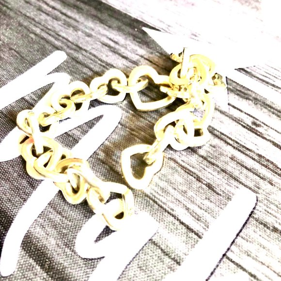 Authentic Tiffany & Co silver heart bracelet Vintage - Picture 5 of 10